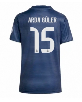 Billige Fotballdrakt Real Madrid Arda Guler #15 Replika Bortedrakt Dame 2025-26 Kortermet Billige Fotballdrakt Real Madrid Arda Guler #15 Replika Bortedrakt Dame 2025-26 Kortermet